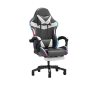 Chaise de Gaming Ergonomique en Cuir PU Réglable la Plus Vendue, Confortable, Pivotante, Inclinable Manuellement, avec Mousse à Mémoire de Forme et 3 vérins à gaz