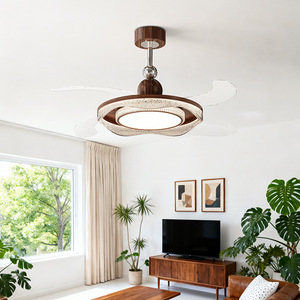 Lámpara de ventilador de techo antigua, lámpara de ventilador para sala de estar, comedor, dormitorio, nueva lámpara de ventilador para el hogar - Product Image 3