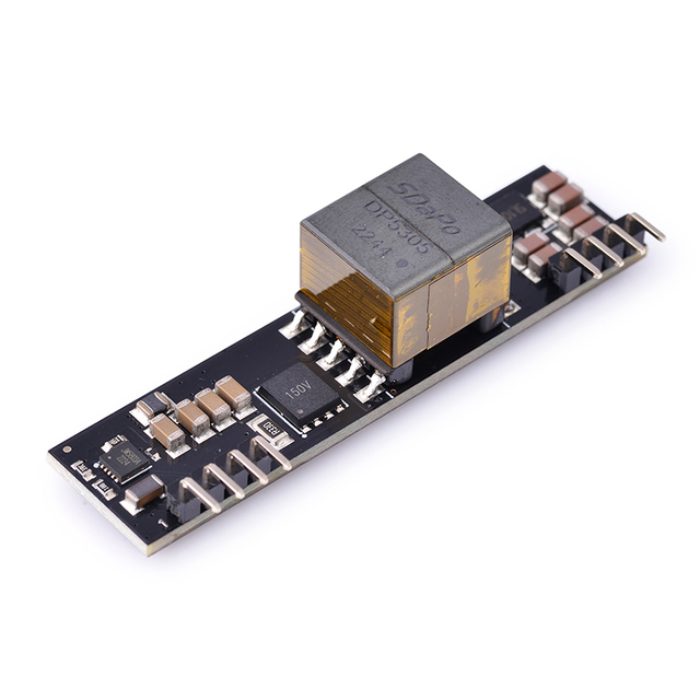 DP5300 PoE PD Module IEEE802.3af/at Standard 5V/12V/24V Output 1500V High Voltage Isolation Metal DIP Board Accessory for CAMERA