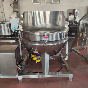 Hai lớp công nghiệp lớn Điện/hơi nước 304 thép không gỉ thịt nấu ăn nồi Áo khoác ấm đun nước động cơ nghiêng giỏ cho thương mại - Product Image 6