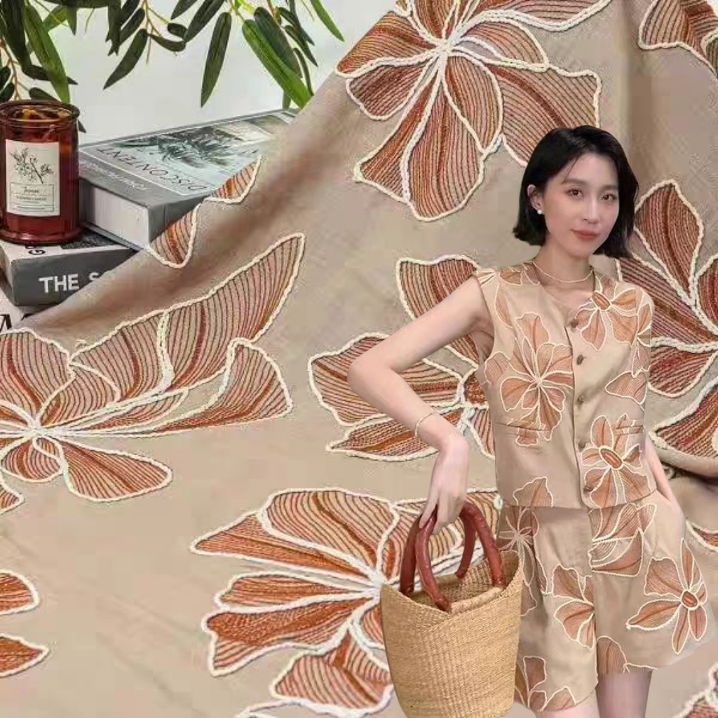 Linen Fabric with Embroidery - Wholesale & Quality Linen Fabric with Embroidery - Wholesale & Quality