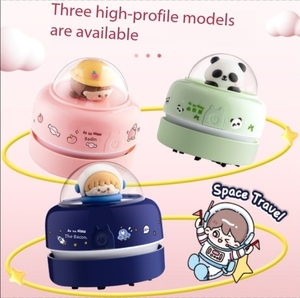 Aspirateur de bureau électrique petit clavier portable pour effaceur crayon copeaux poussière étudiant bureau utilisation - Product Image 3