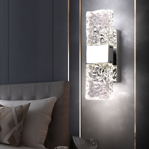 Hiện đại sang trọng Tường Đèn thiết kế mô hình nước Mô hình phòng ngủ đầu giường kiếng-ấm áp phòng khách-Nền Pha Lê Tường Đèn - Product Image 5