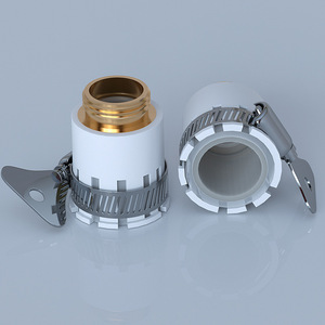 Copper External Thread Connector 4 Point Teeth Clamp Type For Water Oil Pipe <b>Adapters</b> - Product Image 1
