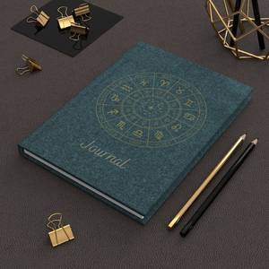 LABON la astrología horóscopo Bloc de notas del zodiaco 12 Constelaciones cuaderno de tapa dura diario - Product Image 4