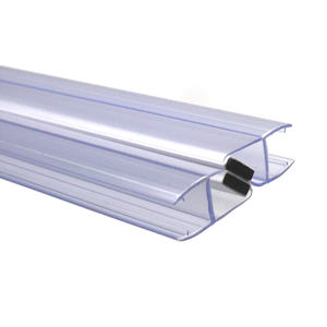 <span class=keywords><strong>Mampara</strong></span> de ducha con pantalla magnética, tira de sellado <span class=keywords><strong>para</strong></span> puerta de vidrio, sin marco, pvc - Product Image 1