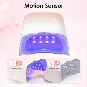 Lampe UV LED Professionnelle <span class=keywords><strong>pour</strong></span> Ongles 115W, Séchoir à Ongles Rechargeable, 45 Perles, Équipement Personnalisé <span class=keywords><strong>pour</strong></span> Nail Art - Product Image 2