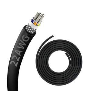 Cable de Cadena Blindado Eléctrico Zhong Hua Jiang 22AWG 22/5 CNC UL2464 de 5 Hilos y Calibre 22 para Máquina Router CNC - Product Image 1