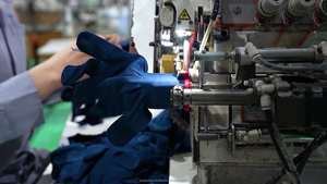 Gants de sécurité imperméables en NBR entièrement enduits, sans couture, en polyester, avec poignets élastiques, pour le travail logistique, industriel et de nettoyage (Vietnam) - Product Image 6
