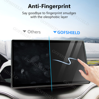 2024 protecteur d'écran givré pour BYD Song Plus accessoires écran tactile Navigation écran protecteur résistant aux rayures