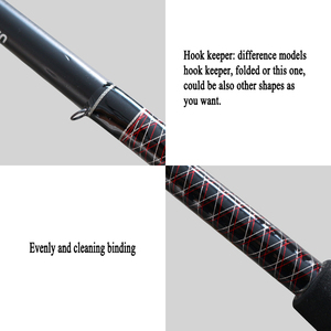 Nouvel ensemble combo <span class=keywords><strong>canne</strong></span> <span class=keywords><strong>à</strong></span> <span class=keywords><strong>pêche</strong></span> spinning et <span class=keywords><strong>moulinet</strong></span> 2 pièces en composite, action moyenne, 6'6'' pour la <span class=keywords><strong>pêche</strong></span> au saumon, <span class=keywords><strong>à</strong></span> la truite et <span class=keywords><strong>à</strong></span> la perche - Modèle 2024 - Product Image 3