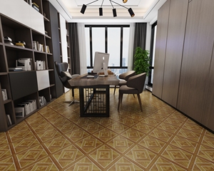 Parquet de sol en vinyle auto-<span class=keywords><strong>adhésif</strong></span> 12*12 pouces d'épaisseur Peler et coller Parquet LVT PVC Carrelage de sol en vinyle de luxe - Product Image 4