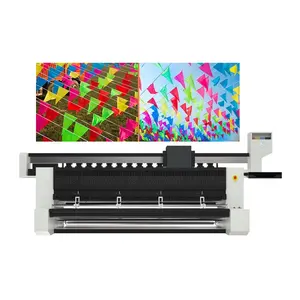 Prix usine 3.2m Numérique Directe Drapeau Imprimante Colorant Textile Machine D'impression Imprimante à Sublimation pour Coton Tissu Drap De Lit