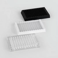 Microplaque de laboratoire personnalisée 8 bandes 96 puits PS Plaque Elisa blanche détachable pour lecteur de microplaque