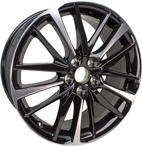 HRW PROJECT Jantes forgées Hyper Black multi-rayons pour voiture de course, en alliage d'aluminium brossé et poli, 2 pièces, 18-22 pouces, ajustement universel, Nouveau - Product Image 1