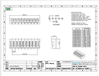 Konektor Kawat ke Papan PCB Profil Rendah 1A 200V AWG26 hingga AWG30 KR1502 SZN1.5 Alternatif
