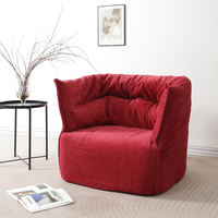 Fauteuil inclinable moderne et confortable en tissu rembourré, avec rembourrage en mousse haute densité, housse amovible, confort extra doux pour