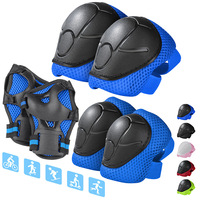 Protection sportive pour enfants : support de cheville et genouillère pour roller, ajustable, élastique, respirant, léger, en plastique