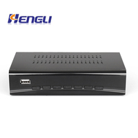 DVB-T2 + S2 combo TDT tv décodeur récepteur de télévision par satellite gratuit à l'air mpeg4 Antenne DVB-T2 + S2 combo décodeur