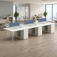 Bureau de direction modulaire, poste de travail, mobilier de bureau, cabine de bureau durable, table de bureau en bois