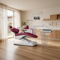 Fauteuil de traitement dentaire Gladent GD S300, équipement médical de haut niveau pour clinique et hôpital