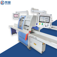 Scie de coupe transversale CNC automatique pour la production de structures en bois et usines de canapés - Machine de coupe de s