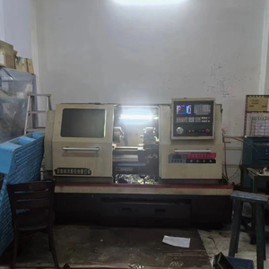 Trung Quốc điều kiện đơn trục chính CNC Lathe dễ dàng hoạt động vừa làm nhiệm vụ nhà máy sản xuất bao gồm cả động cơ động cơ mang PLC - Product Image 2