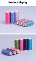 Benang Lilin Bulat 0.8mm 15M Gulungan Kecil Bahan Polyester untuk Jahitan Saddle Stitch, Kerajinan Kulit, DIY, dan Kepang