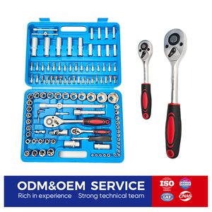 108 Pcs Metric Socket <strong>Wrench</strong> <strong>Set</strong> With Ratchet Handle Hex Bits and Storage Case for Automotive Repair - Product Image 1