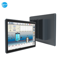 18.5 21.5 pouces moniteur d'ordinateur industriel 10 points écran tactile capacitif VGA AV pour entrée HMI Interface USB intégrée-nouveau Pro