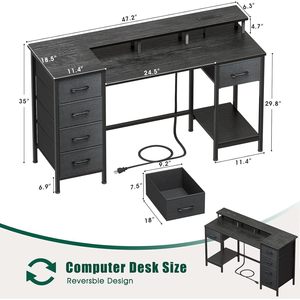Home desktop computer gaming <b>desk</b>, floor-standing multi-functional writing <b>desk</b>, high-value custom office <b>desk</b>. - Product Image 2