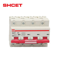 Vente en gros d'usine OEM AC MCB 10KA 1P 2P 3P 4P 63A 80A 100A 125A Mini disjoncteurs miniatures Montage Din pour usage domestique SHCET