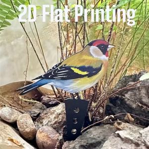 Estacas <span class=keywords><strong>de</strong></span> Jardín Acrílicas con Diseño <span class=keywords><strong>de</strong></span> Pájaros Coloridos Impresos en 2D, 3 Piezas, Recubrimiento en <span class=keywords><strong>Polvo</strong></span>, Fácil Instalación, Decoración para Jardín y Festividades - Product Image 5