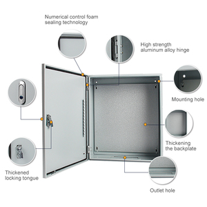 Tipi di pannelli di distribuzione elettrici dimensioni del quadro di distribuzione prezzo quadro di distribuzione contenitore metallico - Product Image 1