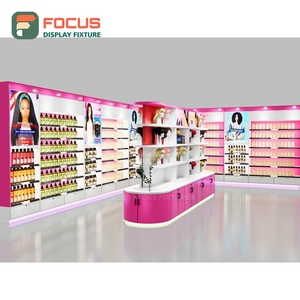 Présentoir à perruques moderne, étagère multi-niveaux, base renforcée, support de présentation pour magasin de coiffure - Product Image 2