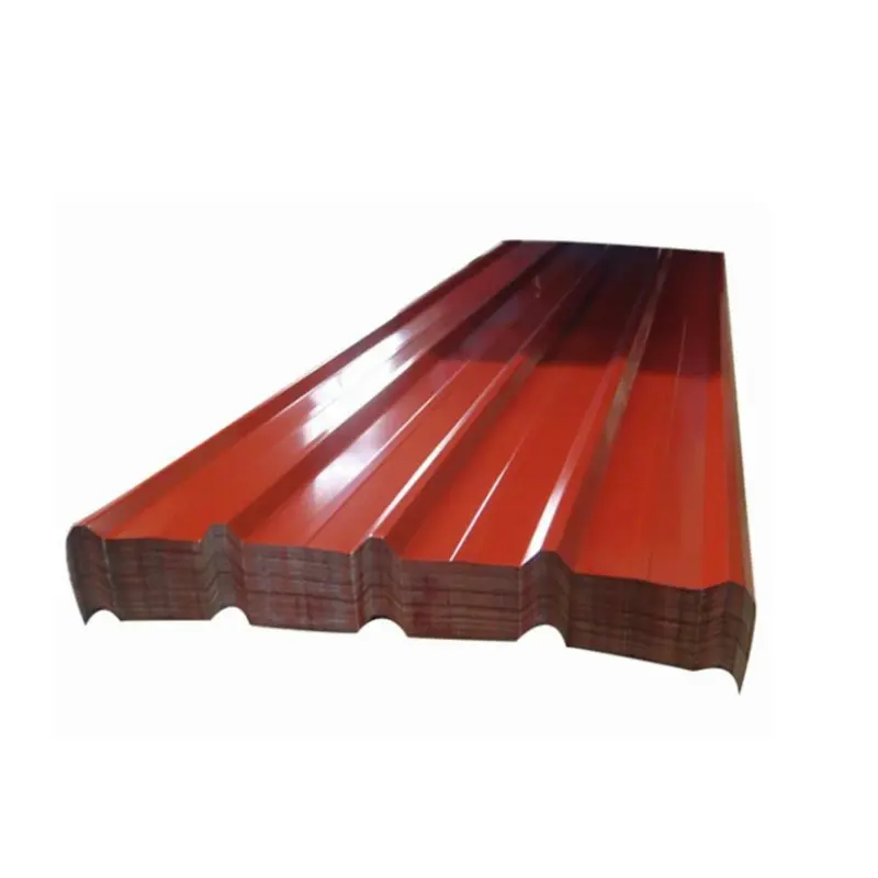 Fabricante de China Gl/Gi/PPGI PPGL Placa de techo de chapa corrugada galvanizada recubierta de color