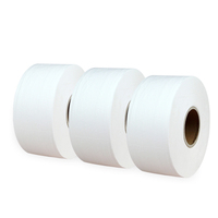 Papier toilette et mouchoirs en rouleau jumbo, doux, résistant, écologique, en pâte de bois recyclée