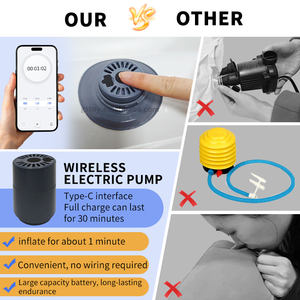 Cama de avión autoinflable portátil de viaje para niños pequeños, cama inflable para bebés, colchón de aire para vuelo, coche, extensor de asiento para niños - Product Image 2