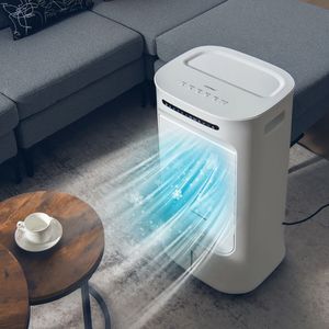 Portable White 4-in-1 Evaporative Air <b>Cooler</b> with Timer and 3 Modes Versatile Home Cooling Solution - Product Image 1