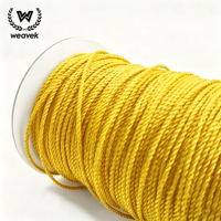 Cordes personnalisées en Dyneema UHMWPE 2,2 mm, cordes de pêche, cordes de retenue, cordes de maintien |   Corde torsadée à 3 brins |   Haute résistance, faible élasticité