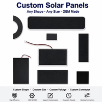 Panneau solaire SMT personnalisé 0,2W-5W 3V-18V pour traceur GPS d'actifs, équipement extérieur, fourniture d'usine