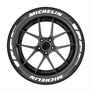Pegatinas 3D para Llantas de Coche y Motocicleta, Letras Estéreo en PVC, Personalizadas, Decorativas - Product Image 5