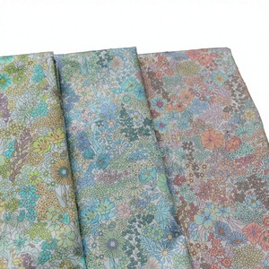 Tela Tana Lawn 100% Algodón con Estampado Floral, Ligera, Estilo Liberty, MOQ Bajo, Tela Personalizada para Vestidos y Faldas - Product Image 2