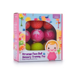 Pelota de Caras Extrañas, Paquete de 12, Juguete de Entrenamiento Sensorial para Niños - Product Image 2