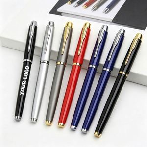 Custom Logo Metal Fountain <b>Pen</b> Gift Set Luxury Signature Executive Gift Premium Writing <b>Pen</b> With <b>Box</b> Custom Metal Fountain <b>Pen</b> - Product Image 1