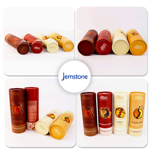 <b>Physical</b> Factory Wholesale Biodegradable Paper Tube Box Packaging with Custom logo - Product Image 6