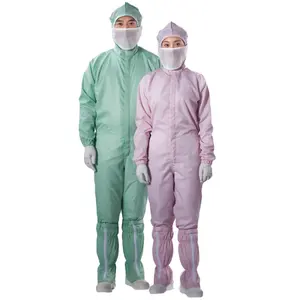 CANMAX Custom Waterproof Overall Cleanroom coverall Suit Hooded Anti Static Esd Clothing