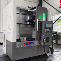 Torno vertical CNC VTC600 de columna única de alta resistencia para mecanizado de ruedas de aleación y tambores de freno