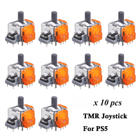 Paquete de 10 Joysticks Analógicos TMR de Resistencia Magnética con Efecto Hall para Controles de PS5, PS4, Xbox y Switch Pro