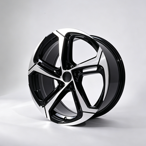 Nuove Ruote in Lega di Alluminio Forgiato Personalizzate Nere con Finitura Lavorata a Macchina, 17-19 Pollici, 5 Fori, per <span class=keywords><strong>Auto</strong></span> Passeggeri - Product Image 2
